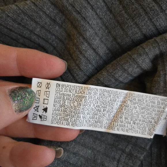 Forever 21 Charcoal Grey Back Cutout Knit Bodycon Dress - Picture 3 of 11